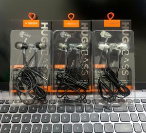 Veger headset VX-18/VX-19 handsfree super bass in-ear earphone original