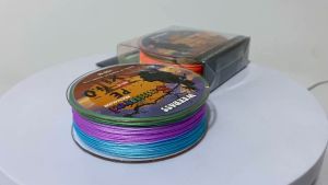 สาย PE Weebass SAMURAI X8 ความยาว 150 เมตร สายสีรุ้ง