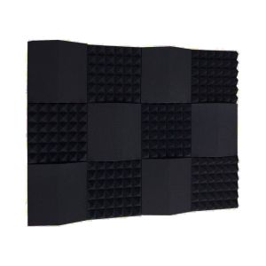 BEIYIN Acoustic Diffuser Foam Ceiling Sound Absorption Tiles Noise SoundProofing Panels Sound Insulation Block Deadening Sponge for Studios/Home/Offices/KTV/GamingDrun Rooms