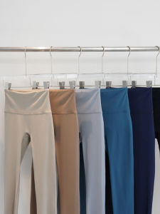 กางเกงโยคะสตรียืดหยุ่นสูง แห้งเร็ว กางเกงออกกำลังกายสำหรับวิ่ง ทรงสลิมฟิต ทรงเข้ารูป ทรงเข้ารูป เอวกลาง กางเกงขายาว