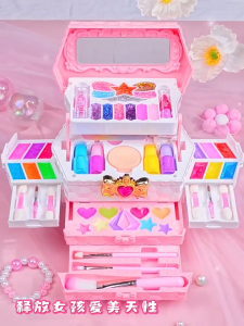 【JOJO.1】ชุดแต่งหน้าเด็ก เครื่องสำอางเด็ก สูตรอ่อนโยน ลิปสติก อายแชโดว์ บลัช ยาทาเล็บ ของเล่นเด็ก