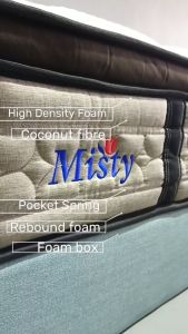 BETTY FURNITURE Lienca Misty Queen Size 12-Inch HD Foam with Natural Support & Arctic Cool Fabric