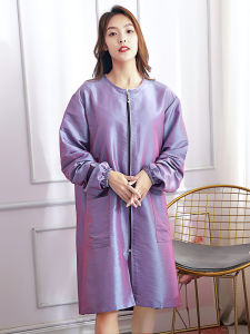 Barber Shop Hairdressing Work Clothes Mid Length Long Length Hair Stylist Apron Hair Cutting Hair Treatment Oil Hair Dyeing Overclothes Anti-Static Non-Stick Hair