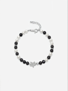 Obsidian Bubble Design Luxury Bracelet
