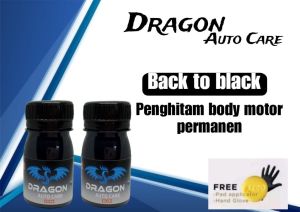 Penghitam Body Motor Permanen 30 ml gratis spon dan sarung tangan