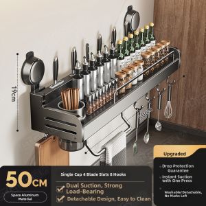 Multipurpose Suction Kitchen Storage Rack