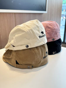 หมวกเบเร่ต์รูปหมีขุนธนูหิมะแบบสวมหน้าด้านสำหรับผู้ชาย สไตล์ย้อนยุค สีม่วง ขนาดใหญ่ กระดูกสันหลังเล็ก หมวกเด็กวาดภาพ