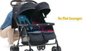 Joie รถเข็นเด็กแฝด Aire Twin โครงสร้างแข็งแรง มีระบบกันสะเทือน ใช้ได้ตั้งแต่ แรกเกิด - 15kg.