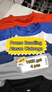 Manset Lengan Pendek Baju Olahraga Gym Fitness Pria Wanita Kaos Olah Raga Jersey Running Mangset KLS