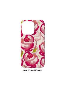 Original Design Simple Rose Silicone Phone Case for Apple 17Promax Filming Style Full Cover Two-In-One Korean Abstract Womens Soft Shell