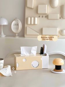 BOZHI | Cute Multifunctional Tissue Box Remote Control Organizer