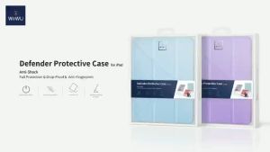 WIWU - Bao da gập thông minh chữ Y TYPE Defender cho IPad Gen 10 / 10.9 2022 / Pro 11 / 12.9 / 13 inch M1 / M2 /  M4 2024 / Air 4 / 5 / 6  M2 2024/IPad 9