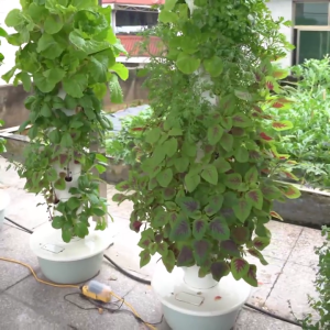 5-Tier Vertical Hydroponic Tower Vegetable Growing Machine Soilless Cultivation System Tower Garden Planting Pot for Home Farming