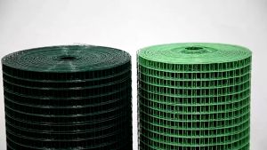 (ยกม้วน30m)  ตาข่ายกรงไก่ ลวดตาข่ายสี่เหลี่ยมชุบPVC ลวดตาข่ายเหล็ก ตา1นิ้ว กว้าง 90/120ซม. สีขาว/เขียว/ดำ ตาข่ายลวด ตาข่ายเหล็ก ตะแกรงกรงนกชุบพีวีซี