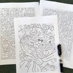 MOWEI | Stress Relief Sketchbook