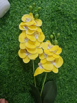 bunga anggrek latex cabang 6 artificial