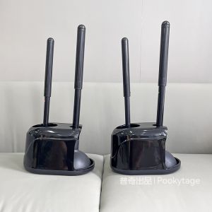 Bộ Chổi Nhà Vệ Sinh Hai Bộ Chổi Vệ Sinh Không Có Góc Chết Kèm Chân Đế Bộ Dụng Cụ Vệ Sinh Nhà Tắm Chổi Vệ Sinh Lỗ Rỗng
