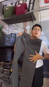 Celana Panjang Pria LEGOSH CASUAL Celana Bahan Kanvas Size 28 - 46