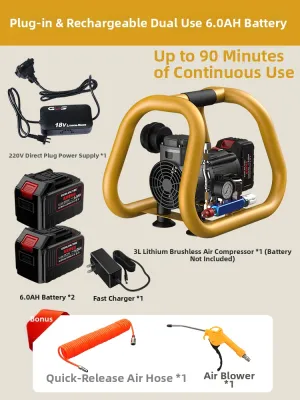 EIDOLON | Cordless Portable Air Compressor