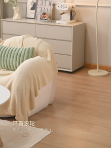 Goody Foldable Storage Cabinet Clothing Transparent Kitchen Organizer Drawer Cabinet With Wheel For Clothes Space-Saving