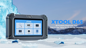 XTOOL D6S OBD2 Scanner Diagnostic Tool Car Scanner with All System Scan Throttle Relearn ABS Bleed Advanced Engine Code Reader with Resets Live Data Free Updates