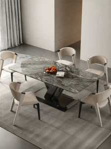 Luxury Natural Stone Rectangular Table