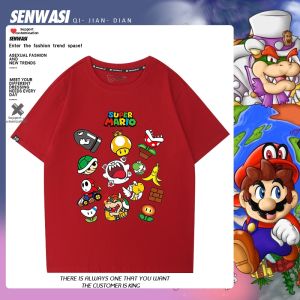 senwdsi | Mario Game Theme T-Shirt Short Sleeve