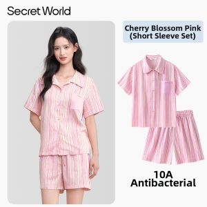Secret World | Cool and Breathable Womens Summer Sleepwear Set