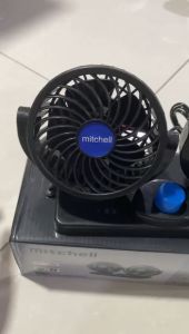 Kipas Angin Mobil Truk 12V Mitchell swing kipas mobil double fan