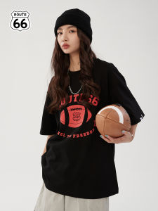 Áo Thun Cotton Tay Ngắn Mùa Hè Giản Dị Đa Năng Rộng Rãi Tay Lửng Thời Trang Mỹ Dành Cho Cặp Đôi Áo Thun Nam