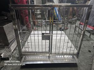 2×2×2 1door frame door stainless 304 dog cage ONHAND