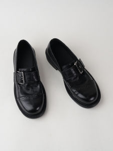 British Style Womens round Toe Soft Leather Flats Spring Autumn Seasonal Comfortable Casual Shoes Fashionable All-Match Design