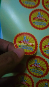 Stiker Label Makanan Olshop Sticker Selamat Menikmati Thank You Kemasan Box Snack