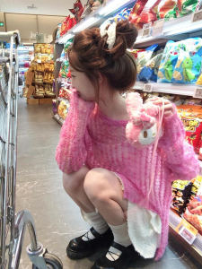 2024 New Arrival Early Autumn Thin Hollow Slimming Sweater Loose Tops Womens Sling Outerwear Cover-up Idle Style Women