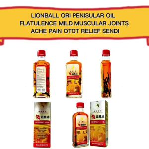 [ READY STOCKS ] LIONBALL ORI PENISULAR OIL FLATULENCE MILD MUSCULAR JOINTS ACHE PAIN OTOT RELIEF SENDI 南洋 千里追风油 60ml exp date 9/2028