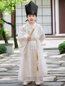Childrens Hanfu Costume Performance Clothes Student National Learning Uniform Boys Ancient Outfit New Year Spring Festival