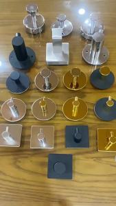 Móc Treo Khăn Tắm Không Cần Khoan Bằng Thép Không Gỉ Kiểu Hiện Đại Dán Tường Không Để Lại Vết Dùng Cho Nhà Bếp Phòng Tắm Vòi Sen.