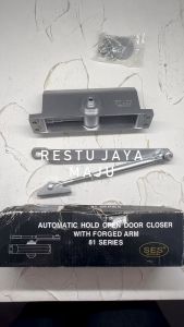 SES Door Closer Automatic 81 Silver Penutup Pintu Rumah Otomatis Hold Open rj