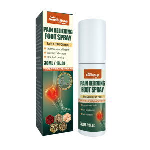 South Moon Pain Relieving Foot Spray Heel Pain Spray Rapid Relief Feet Calcaneal Bone Tendonitis Fasciitis Achilles Counterpain Relief Heel Spur Treatment 30ml