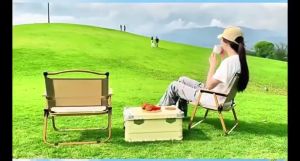 เก้าอี้แคมปิ้ง เก้าอี้สนาม ปิคนิคกลางแจ้ง พับเก็บได้ เก้าอี้สนามพกพา ปิคนิค เก้าอี้สนามพับ รับน้ำหนักได้300​KG