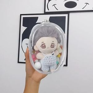 กระเป๋าใสใส่ลาบูบู้ Labubu กระเป๋าเก็บของ ระเป๋าเก็บของ PVC ใส กันฝุ่น กันน้ำ (ไม่รวมตุ๊กตา)