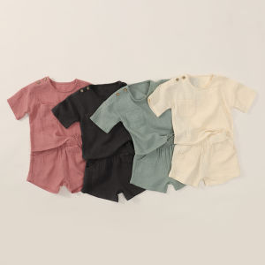 tinyclvb | Cotton Gauze Infant Clothing Set 2 Pieces