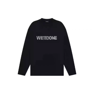 Zhao Lusi Star Same Style Airport Street Shooting Black Long Sleeves T-shirt Female 2024 New Arrival Loose round Neck Letter Jacket