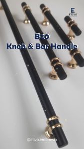 Etivo B20 Pull Bar T Handle Black Gold | Tarikan Laci Hitam Emas