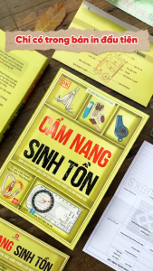 Sách in màu- Cẩm nang sinh tồn (Hơn 100 kỹ năng sống còn cho các cuộc phiêu lưu nơi hoang dã)