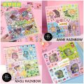 STIKER MOMO 2D RAINBOW ISI 100 MOMO ANNE MASU NONO SANRIO MIXUE LOTSU BARBIE BTS BLACKPINK AVENGER ROBLOX MINECRAFT KARAKTER KOREA LUCU TEMPEL HIAS ANTI AIR STICKER VIRAL AESTETIC ORIGINAL. 