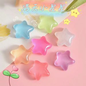 สติกเกอร์ตกแต่งห้องตกแต่งห้องรูปหัวใจสาวน้อยดาวเล็กเรืองแสงของตั้งโชว์ติดผนังอุปกรณ์เสริม DIY