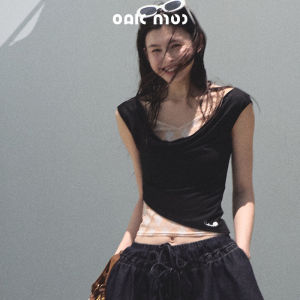 OAKMOO | Áo Thun Tunik Ôm Body In Họa Tiết Caro Thêu
