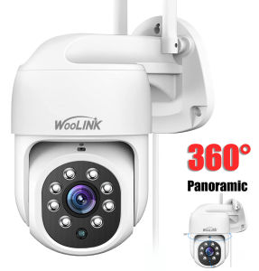 WOOLINK Wireless Monitoring Camera PTZ 1080P 2K HD WiFi Home Security Camera Night Vision AI Detection Surveillance Protection