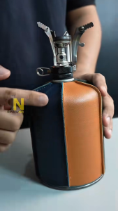 Cover Tabung Gas Canister Pelindung Anti Gores Model Retro Twin Colour Kapasitas 230 gr 450 gr Camping Hiking